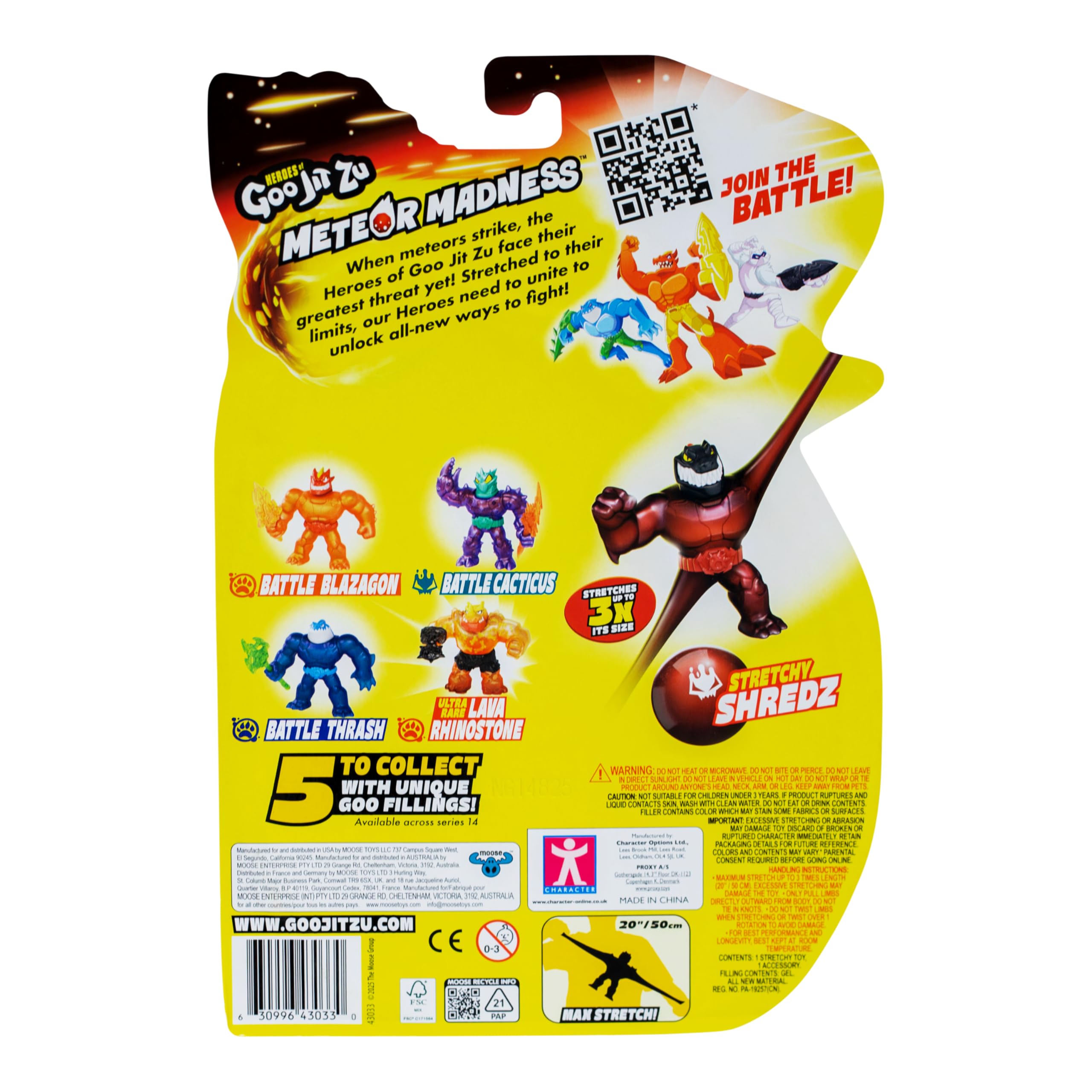 Heroes of Goo Jit Zu Meteor Madness, Stretchy Shredz Collectible